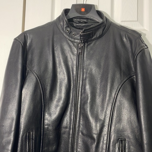 Leather Biker Jacket - Picture 5 of 7